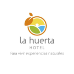Logo La Huerta Hotel, para vivir experiencias naturales